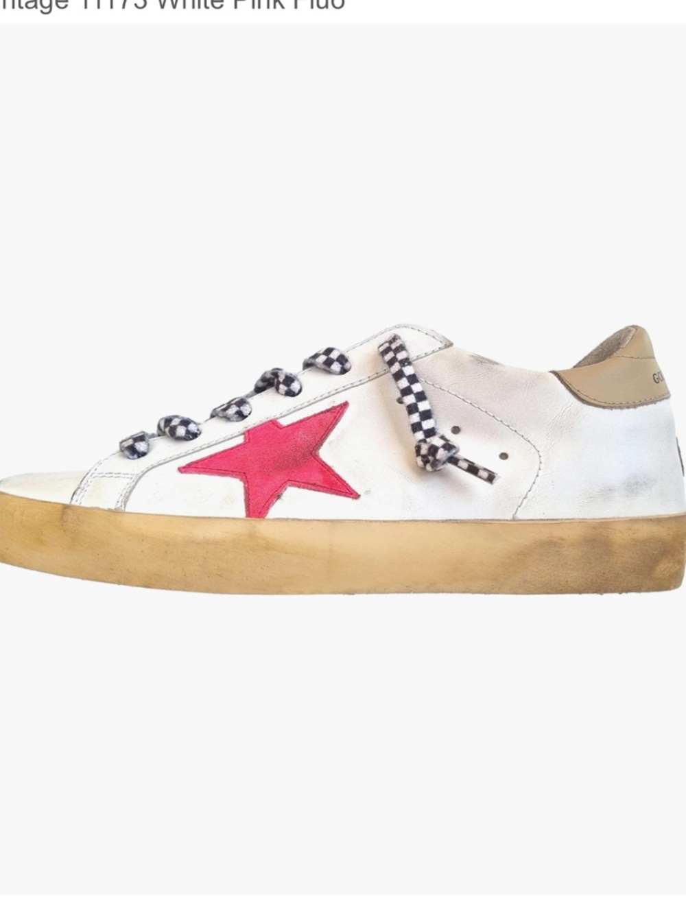 Golden Goose super star you are my sunrise pink EUC - Picture 3 of 8